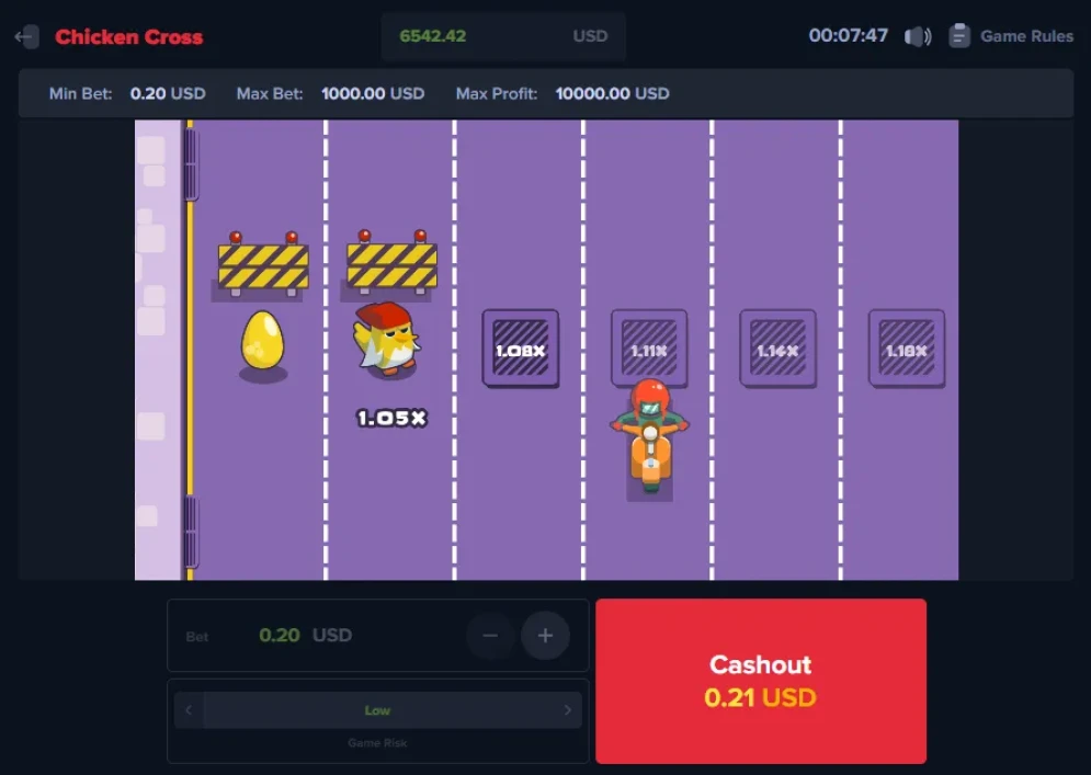 Chicken Cross demo