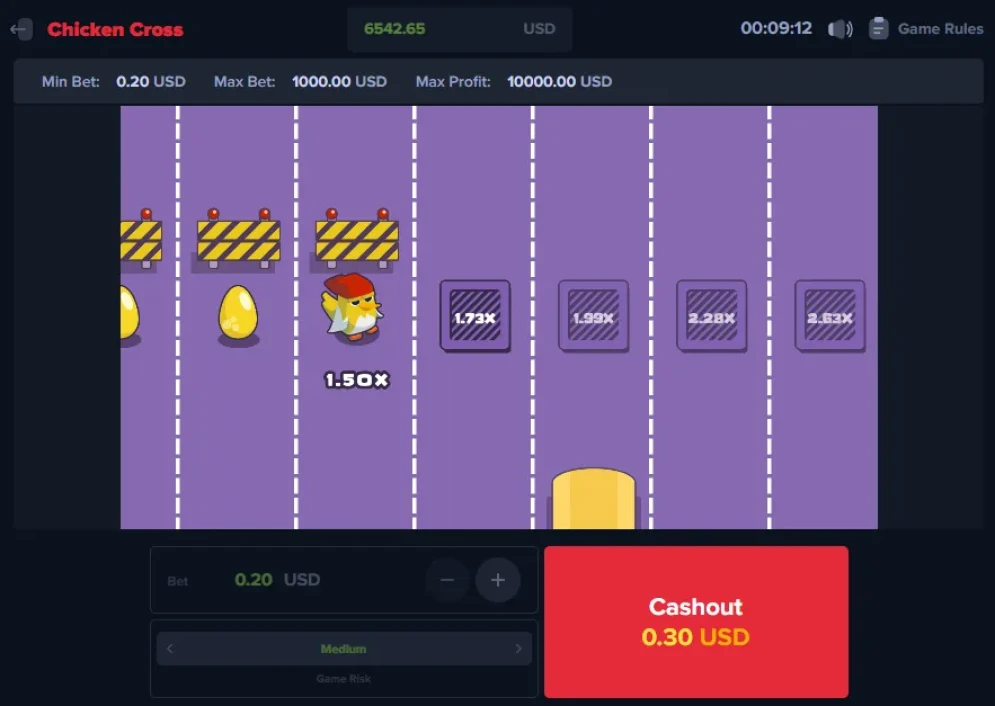 Chicken Cross Game